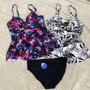 Tankini tops and bottom